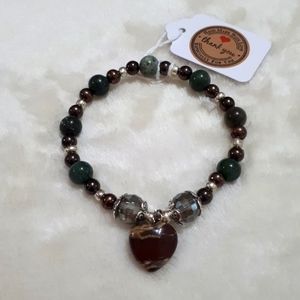 Semiprecious Gemstone Stretch Bracelet